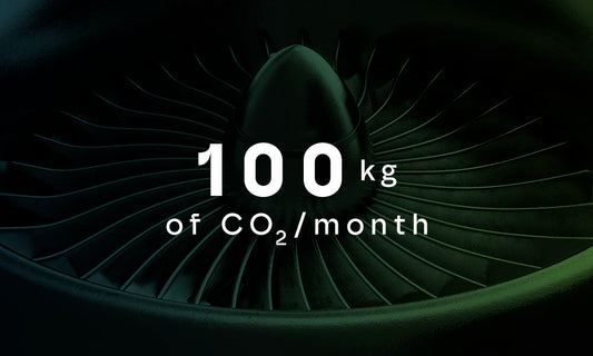 100kg CO2 every Month