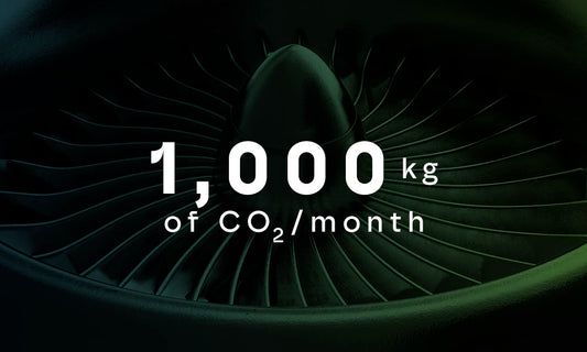 1000kg CO2 every Month