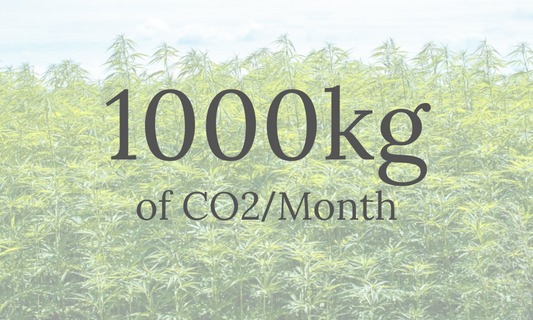 1000kg CO2 every Month