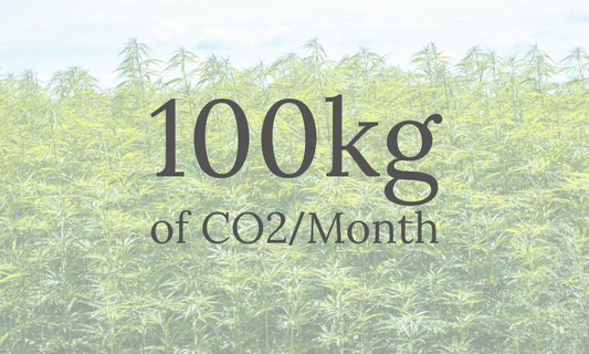 100kg CO2 every Month