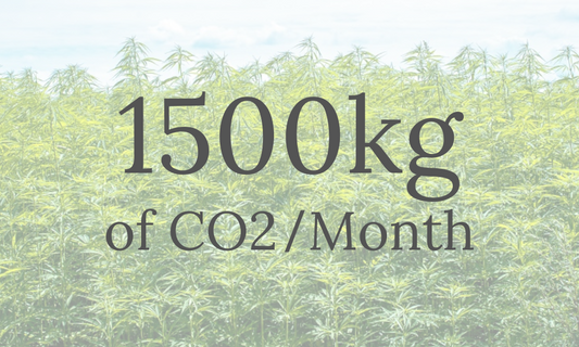 1500kg CO2 every Month
